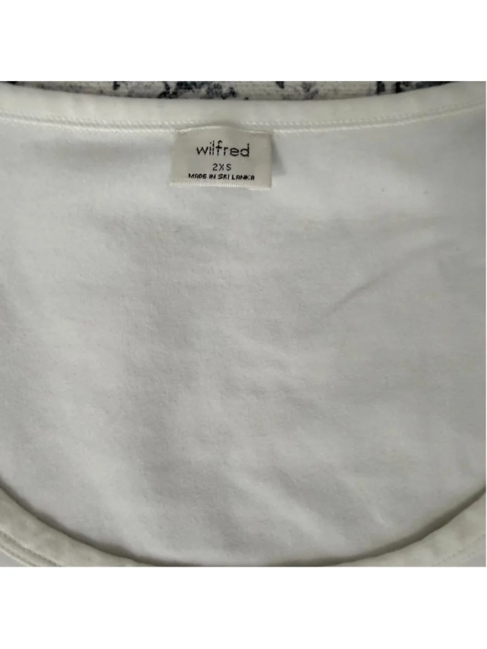 Aritzia Wilfred white puff sleeve top - Size XXS